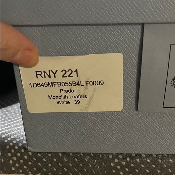 Prada Women's white  Loafers - Picture 7 of 8